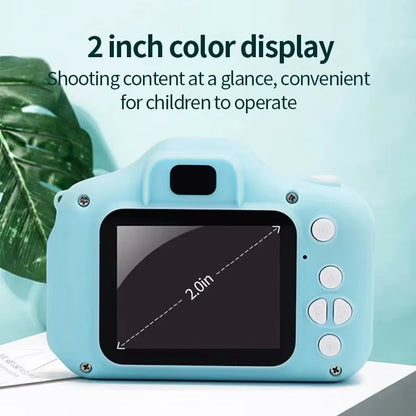 X2 Children Camera 32G Mini Digital Vintage Cam Educational Toys Kids HD Video Camera Outdoor Cartoon Photography Toy Xmas Gifts