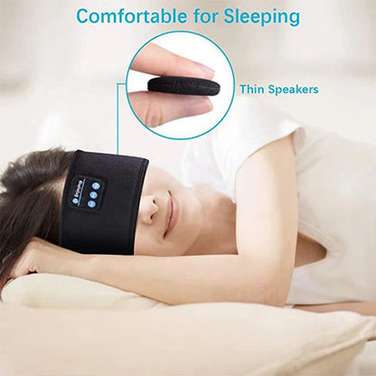 Bluetooth Earphones Sleeping Headband Elastic Wireless Sports Headphones Music Eye Mask Wireless Bluetooth Headset Headband